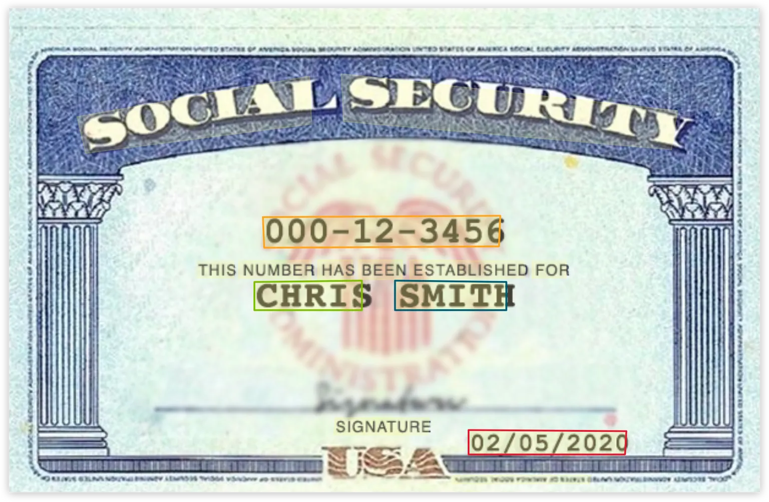 Social Security OCR