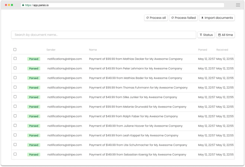Parse Your Invoices Using Parsio To Automatically Add Them To Subshero 1213