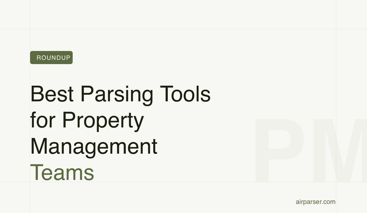 Best Document Parsing Tools for Property Management Teams in 2026