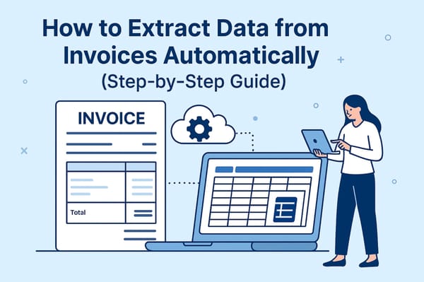 How to Extract Data from Invoices Automatically (Step-by-Step Guide)