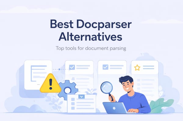 Best Docparser alternatives in 2026 (free & paid)